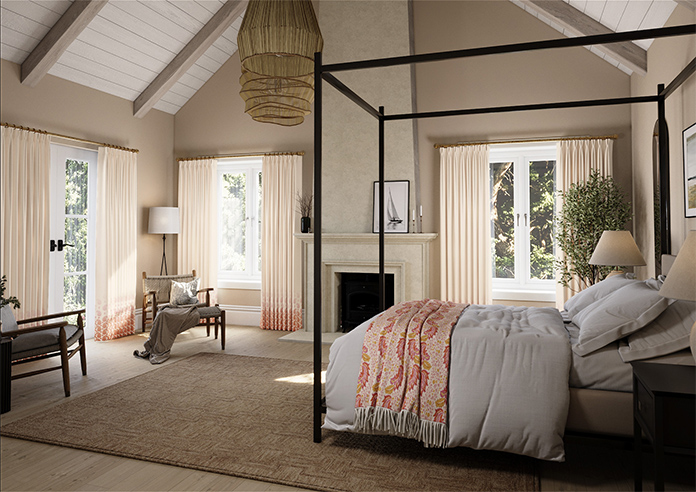 Petal & Block Paisley Mist, Sunset - Made to Measure Curtains - Image 7